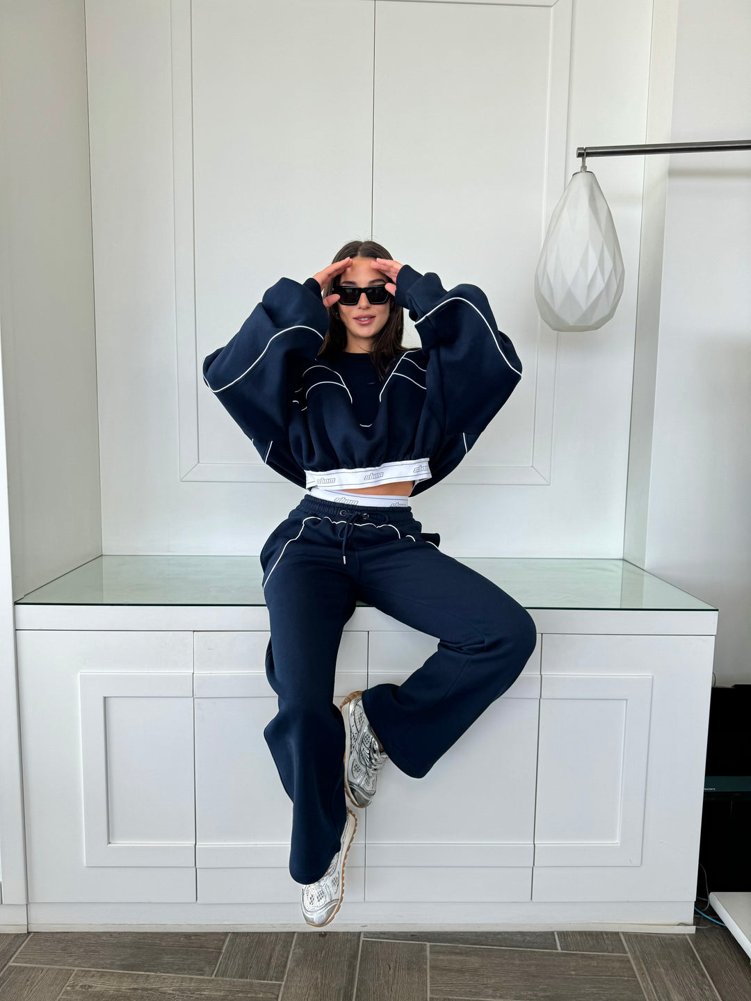 Navy Contour Sweatshirt