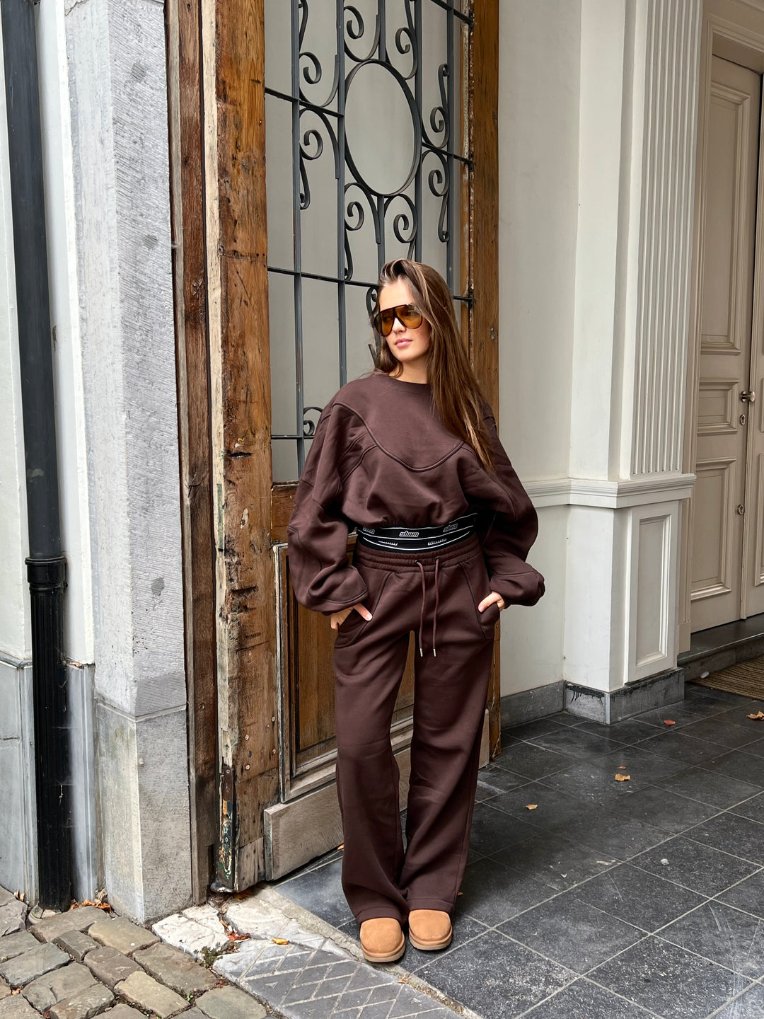 Brown Contour Sweatpants