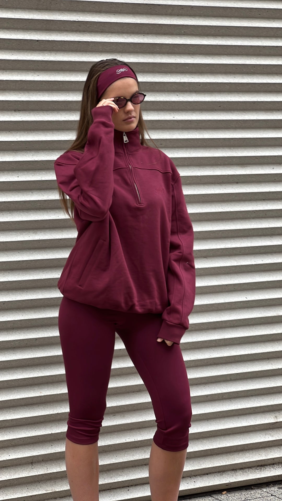 Burgundy Polo Sweater
