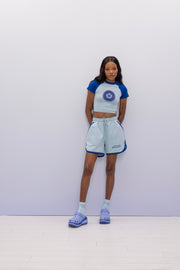 '' I See'' Crop Baby Tee