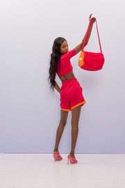 PLEATED PUFFER BAG