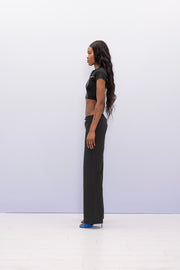 GET BETTER CROP TOP - BLACK