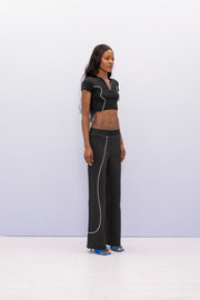 GET BETTER CROP TOP - BLACK
