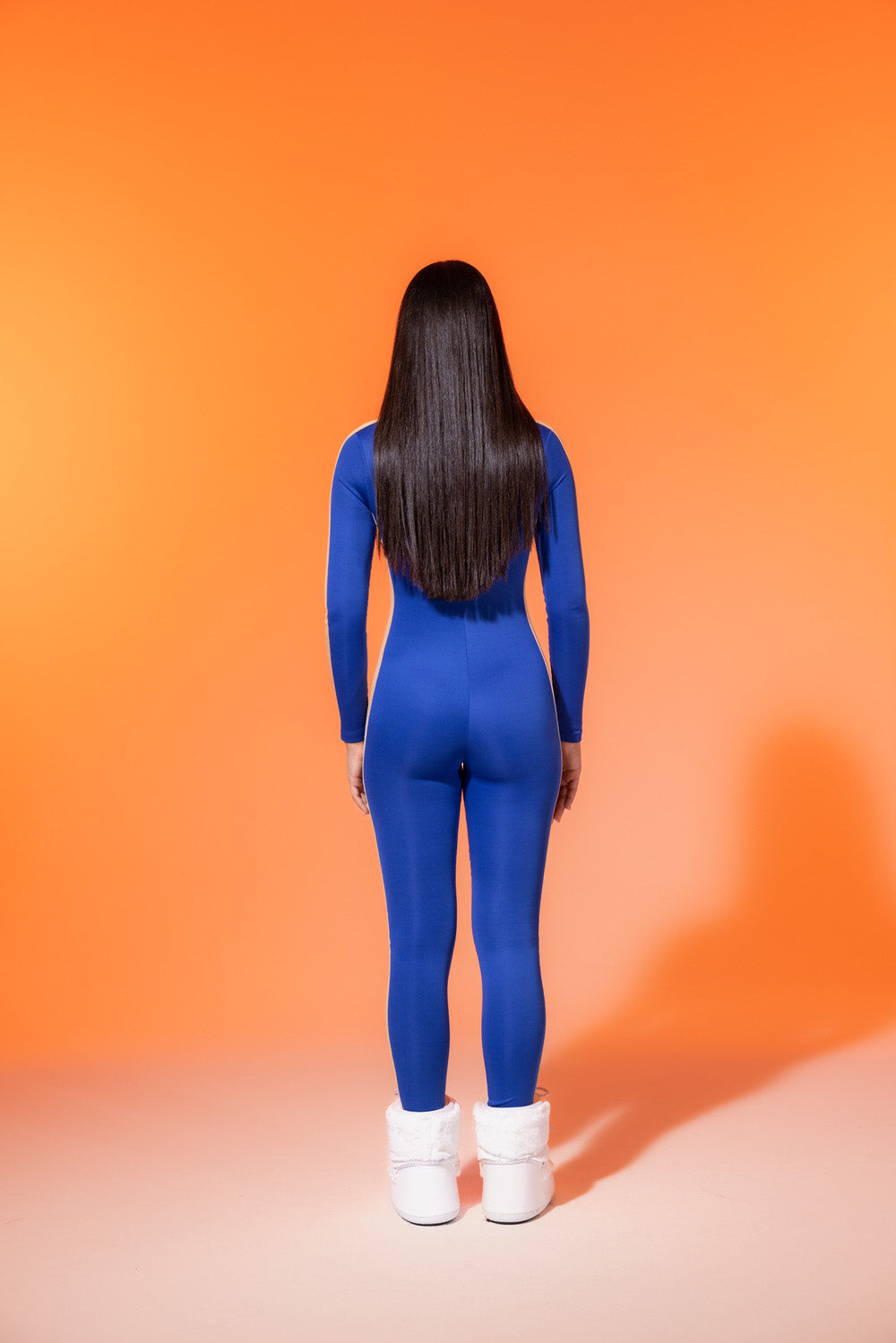 Blue Contrast Bodysuit