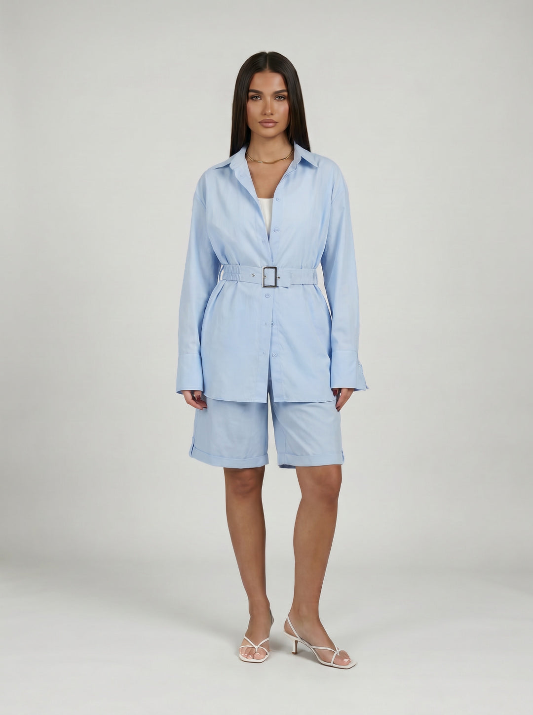 Baby Blue Oversized Shirt