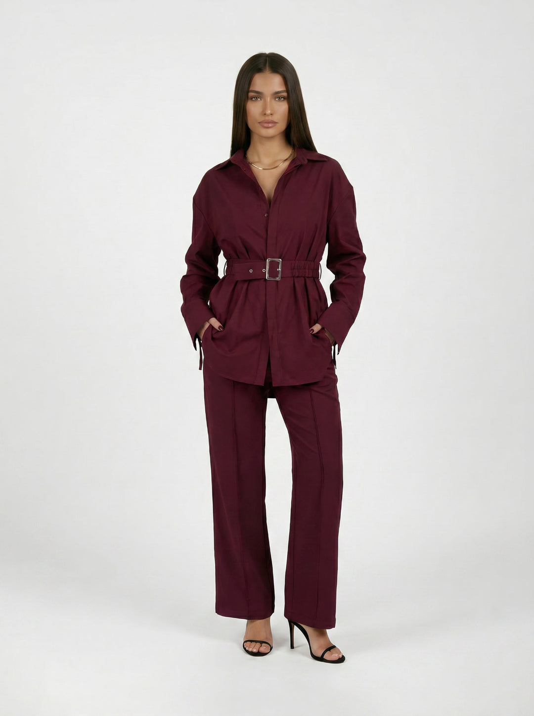 Burgundy Pants