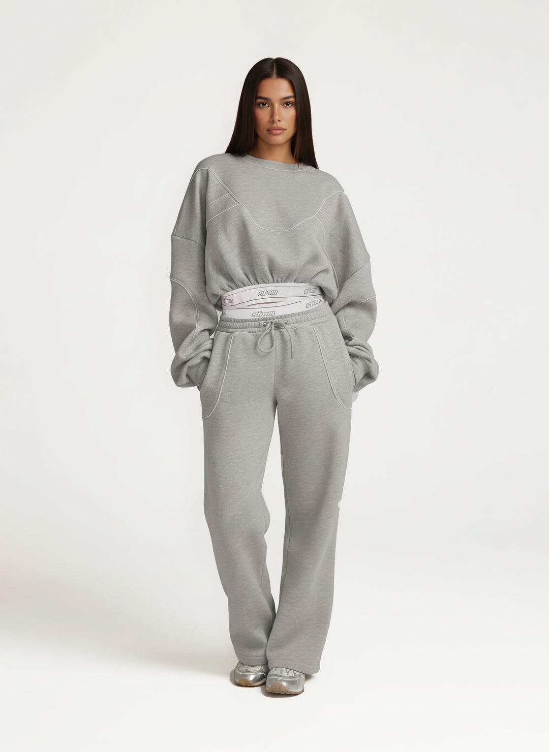 Grey Contour Sweatpants