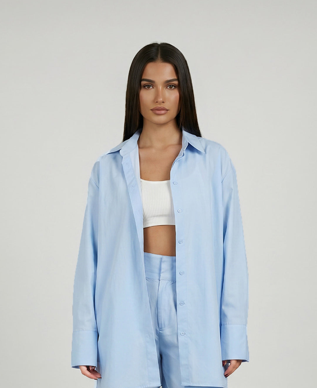 Baby Blue Oversized Shirt