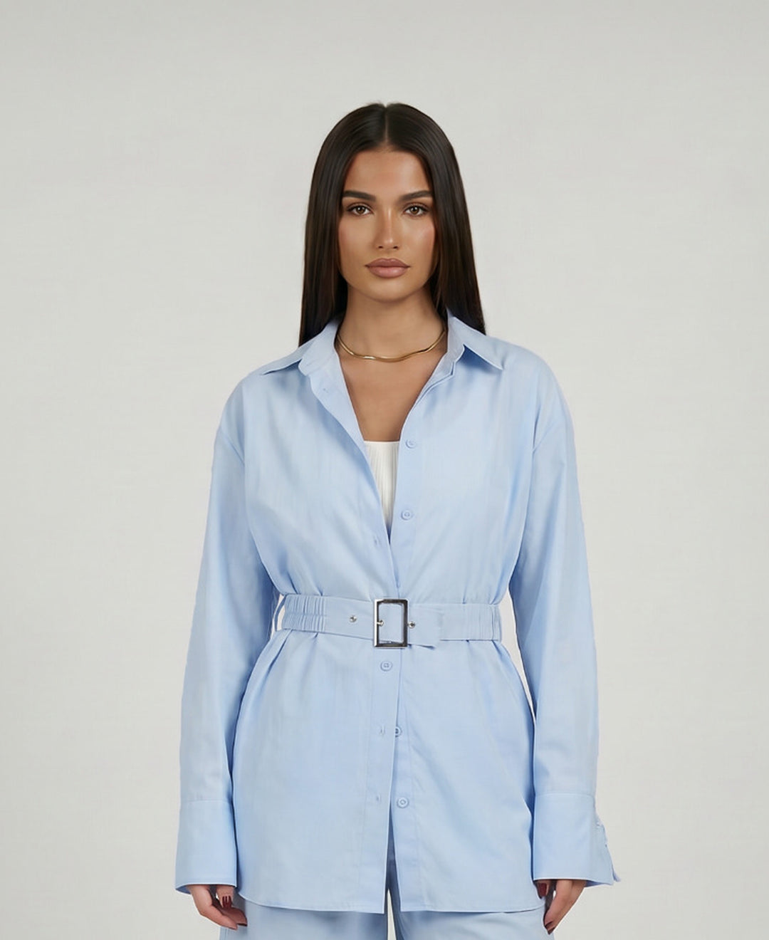 Baby Blue Oversized Shirt