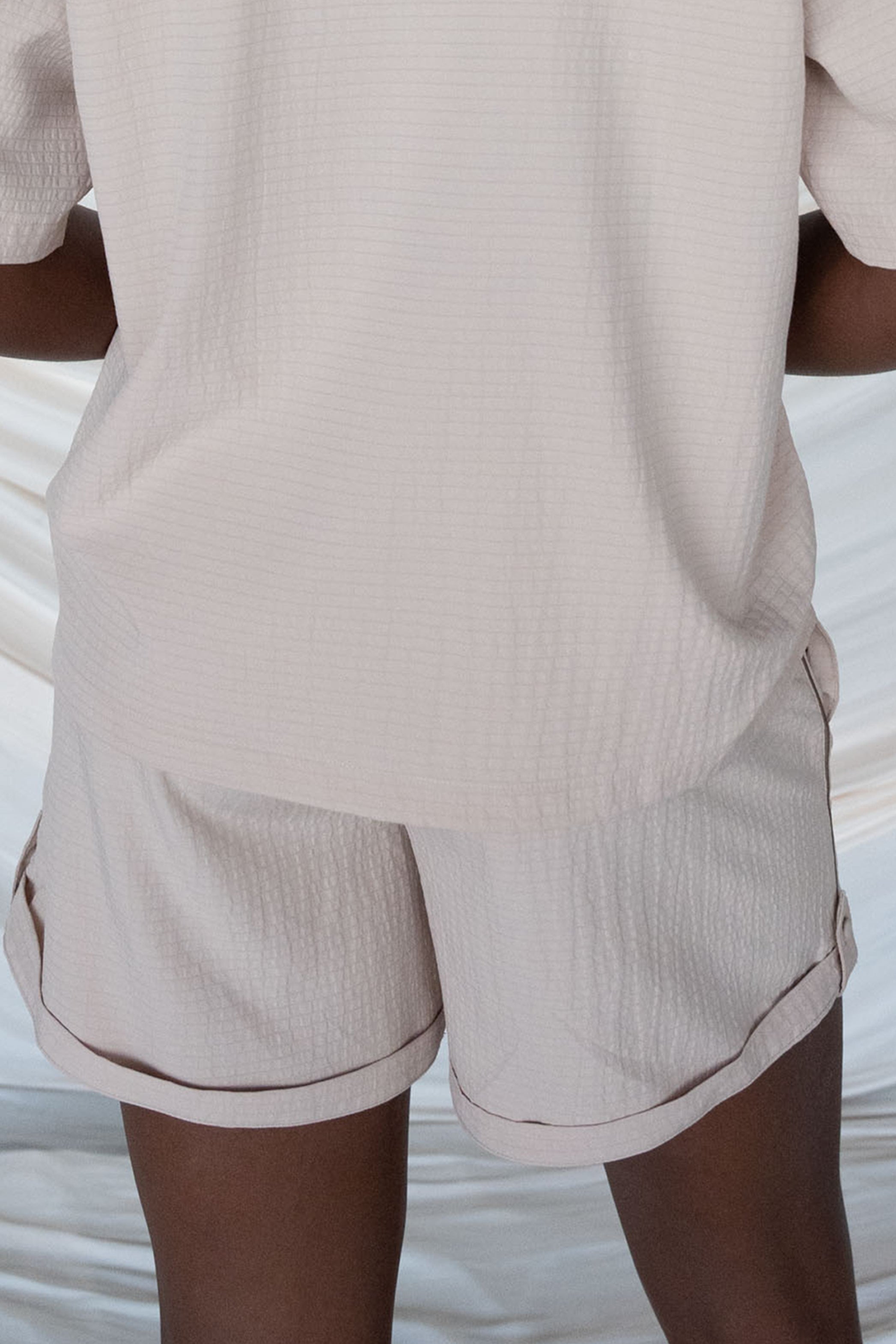 Nude Loose Shorts Sebnem Gunay