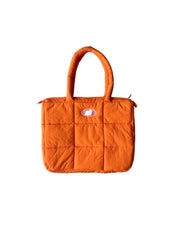 ORANGE WATERPROOF SOFT PUFFER BAG