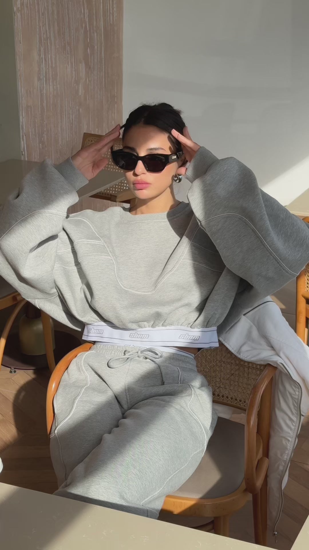 Grey Contour Sweatpants