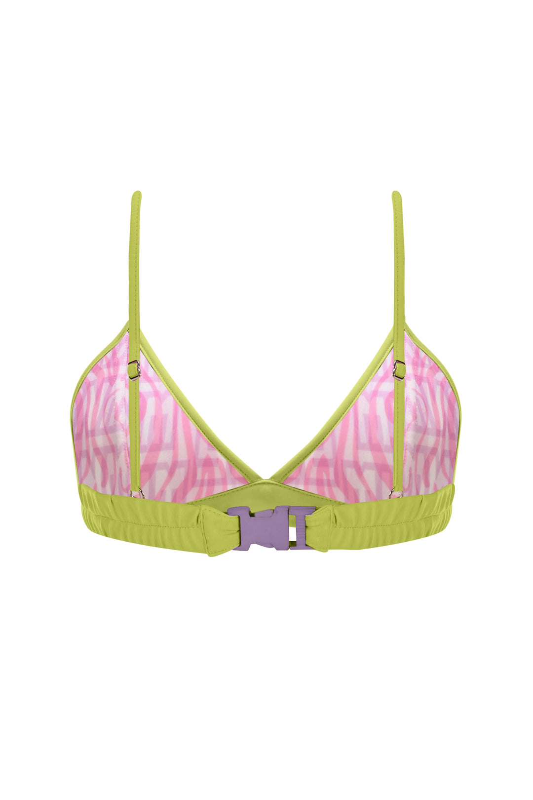 Pink Logomania Bikini Top