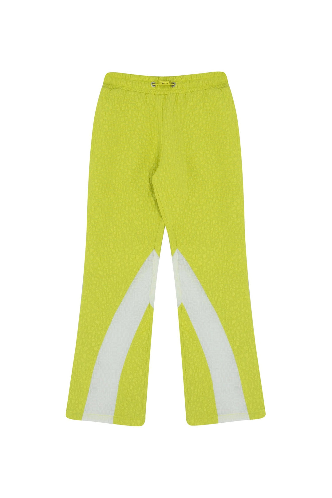Kids Bright Lime Panelled  Pant