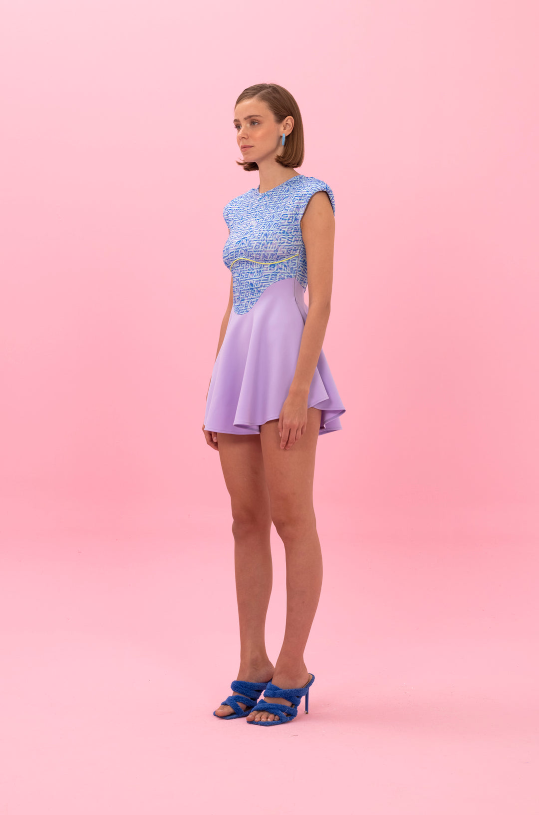 ''Tropicana'' Blue Lavender Dress