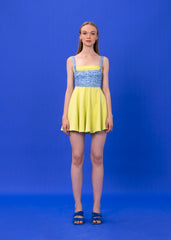 DANCING QUEEN LIME DRESS