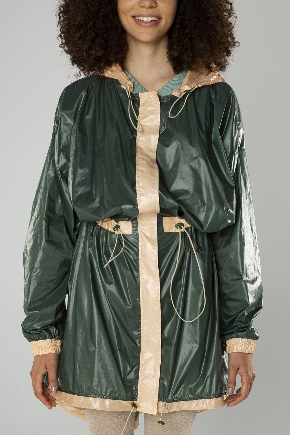 Military but cute raincoat