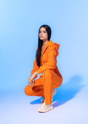 VIVID FLAME ORANGE SWEATPANTS